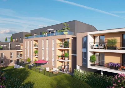 Construction de 45 logements – 2700 m² – Déville lès Rouen